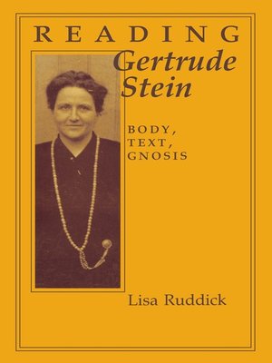 cover image of Reading Gertrude Stein